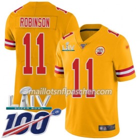 Maillot Kansas City Chiefs Demarcus Robinson 11 Nike Gold 100th 2020 Super Bowl LIV - Homme
